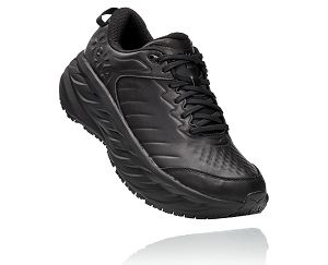 Hoka One One Bondi Sr Mens Road Running Shoes Black/Black | AU-2034178